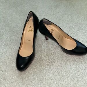 Christian Louboutin Black Patent Leather Heels